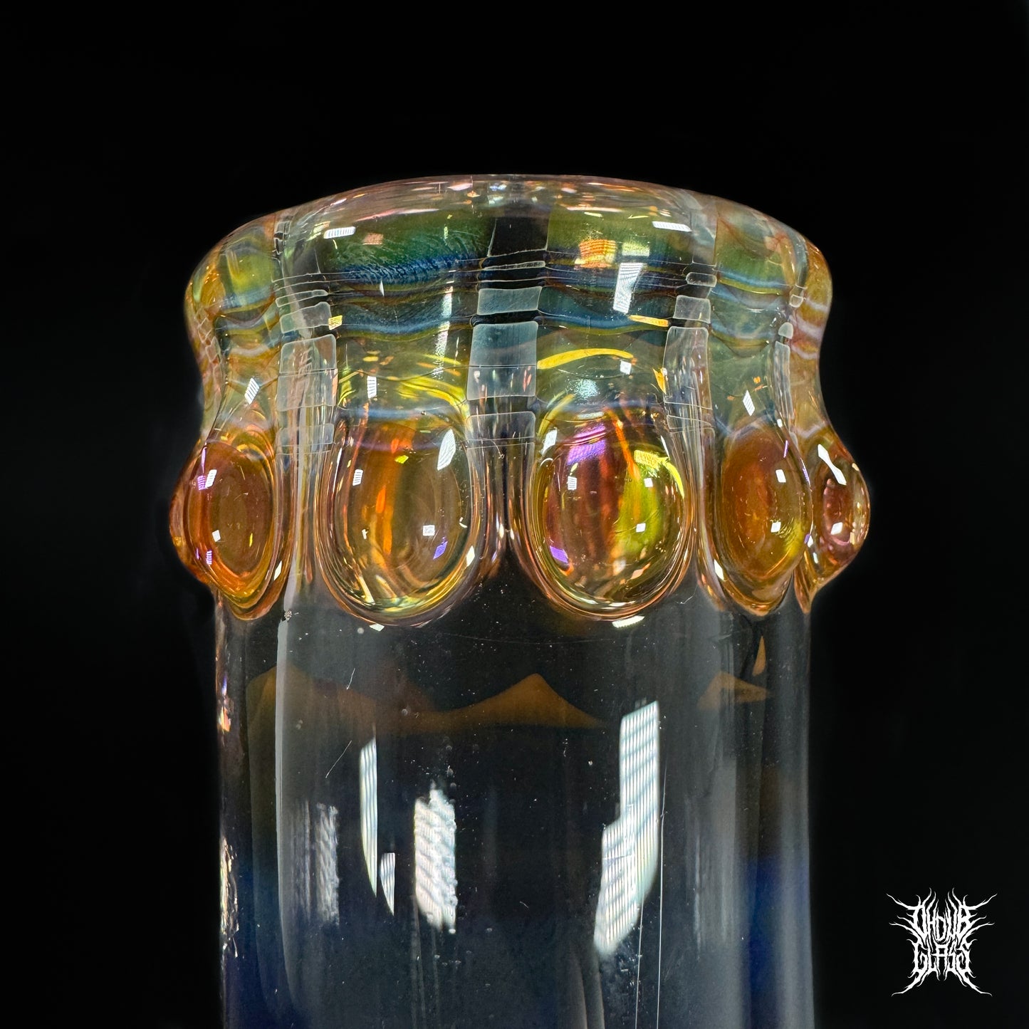 OhDub Glass 14mm Fumed Straight Tube 11.9"