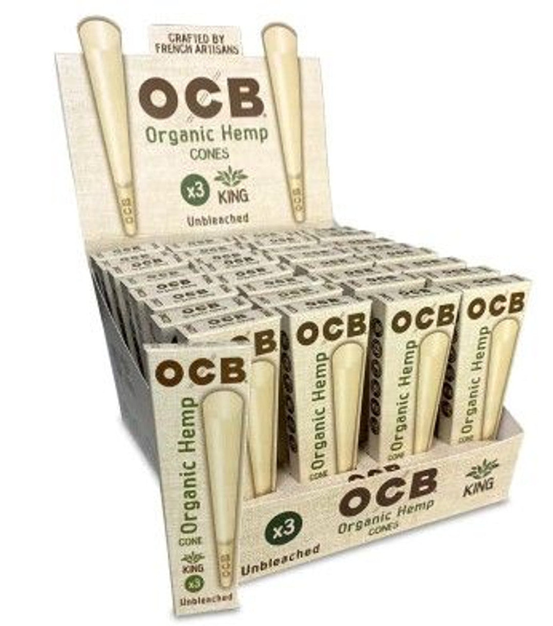 OCB Organic Hemp Cones - The Olde Lantern