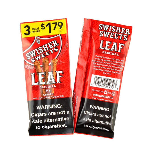 Swisher Sweets Leaf 3 pack Cigars - The Olde Lantern