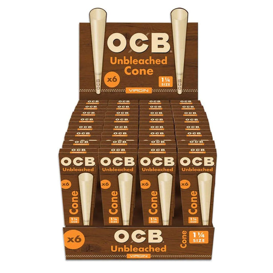 OCB Unbleached Cones - The Olde Lantern