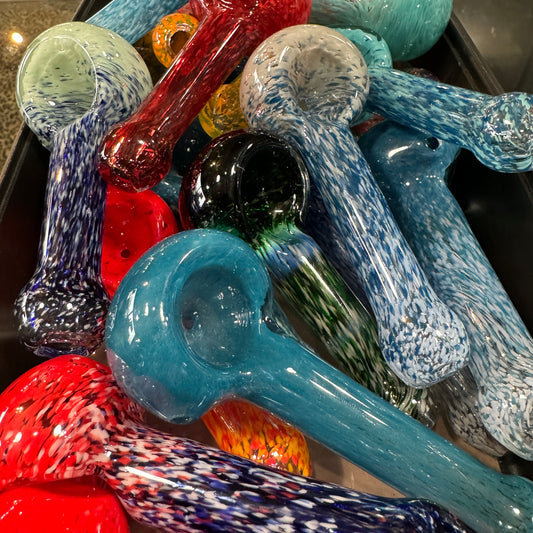 Large Multicolor Frit Spoons (4-5”)