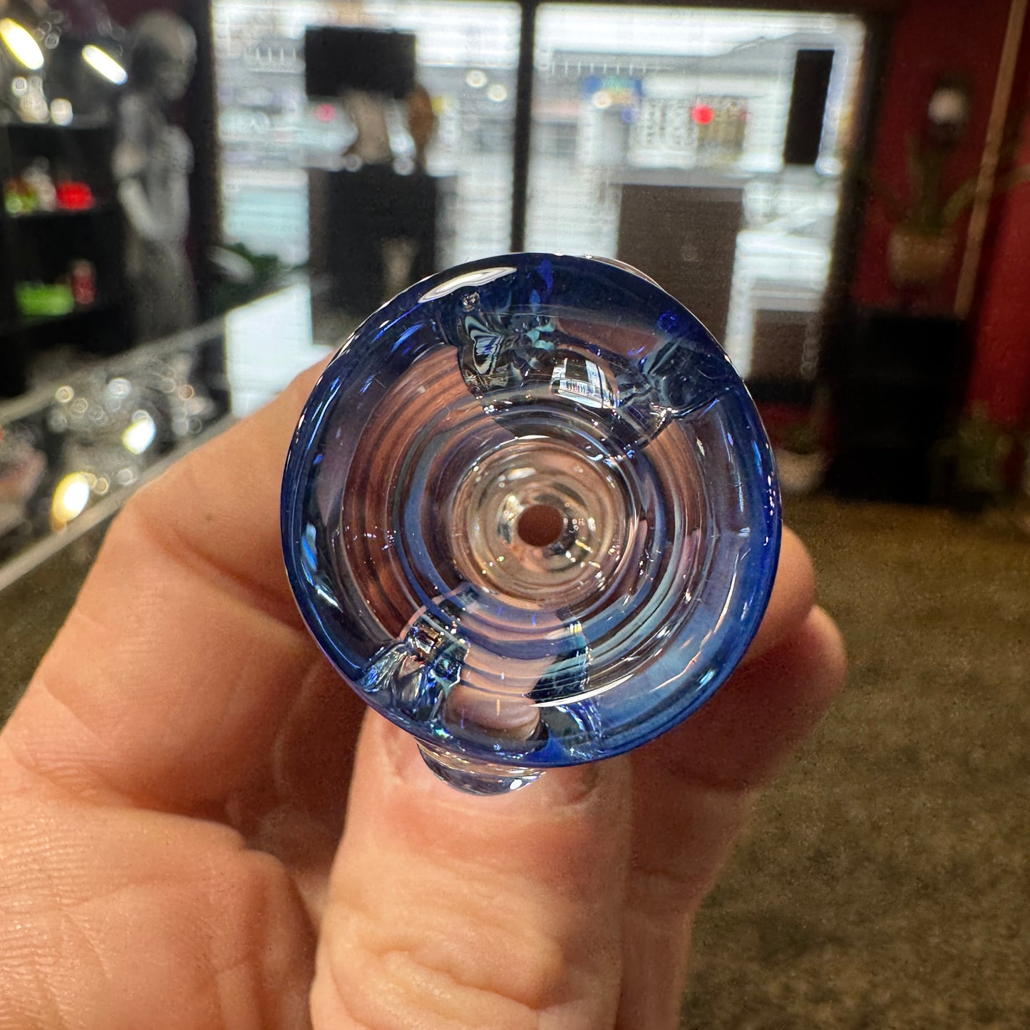 14mm Fume & Cobalt Martini Slide