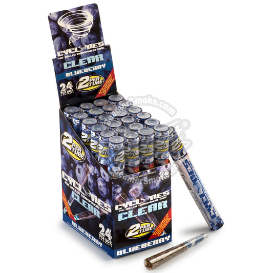 Cyclones Pre Rolled Transparent Cone Blueberry