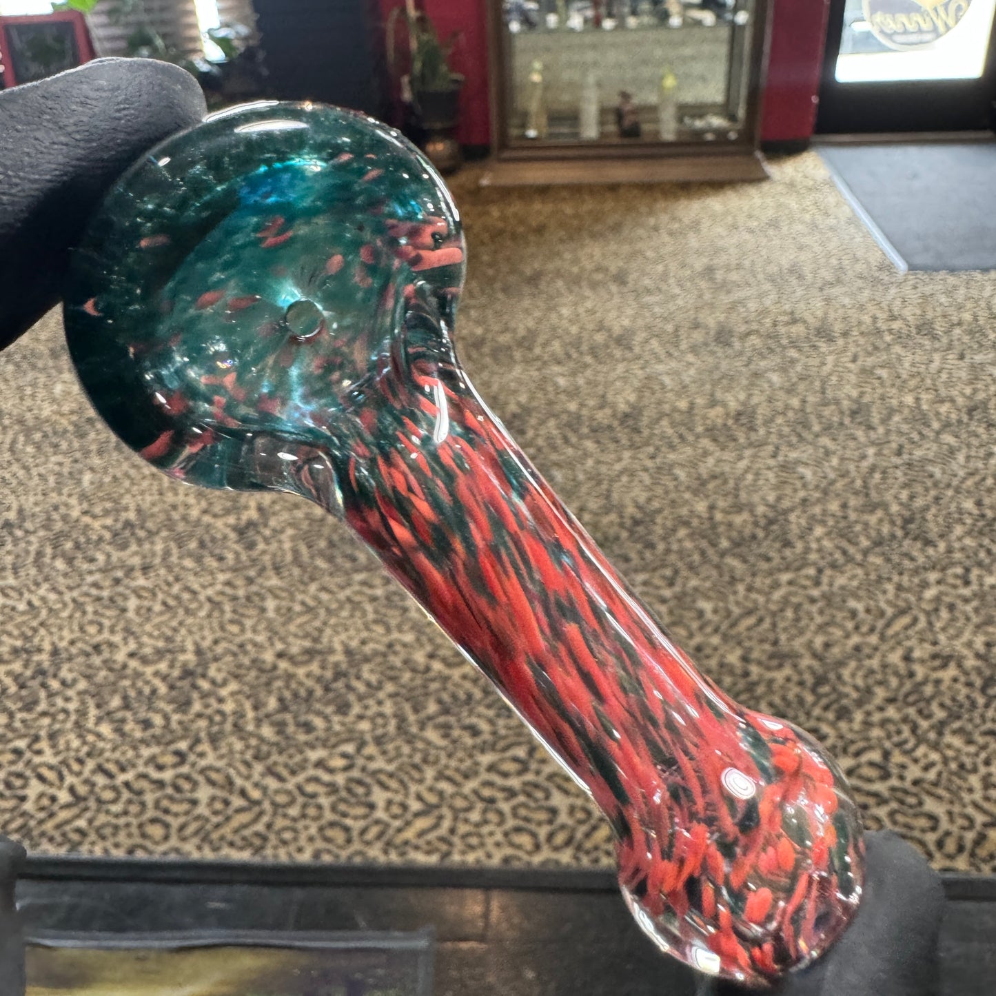 Frit Pipes Sparkly Blue/Red