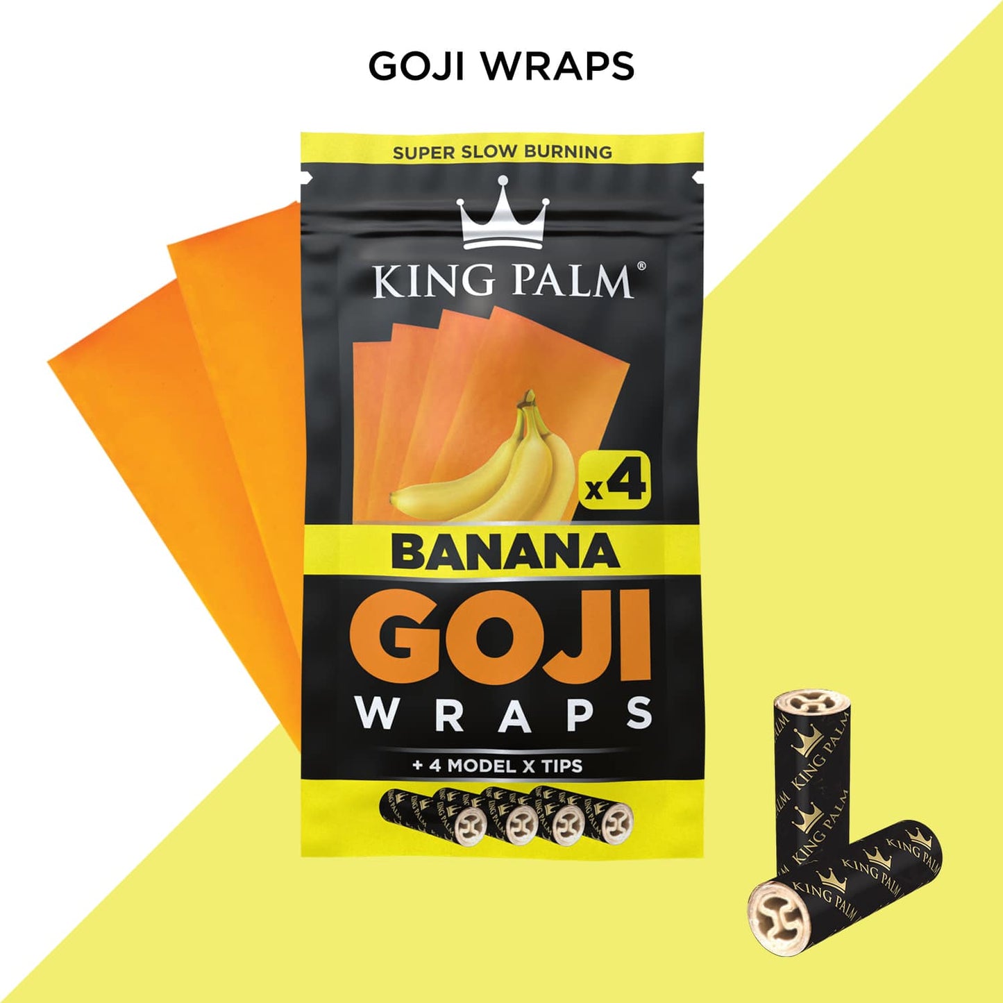 Wraps de Goji - Plátano (paquete de 4)