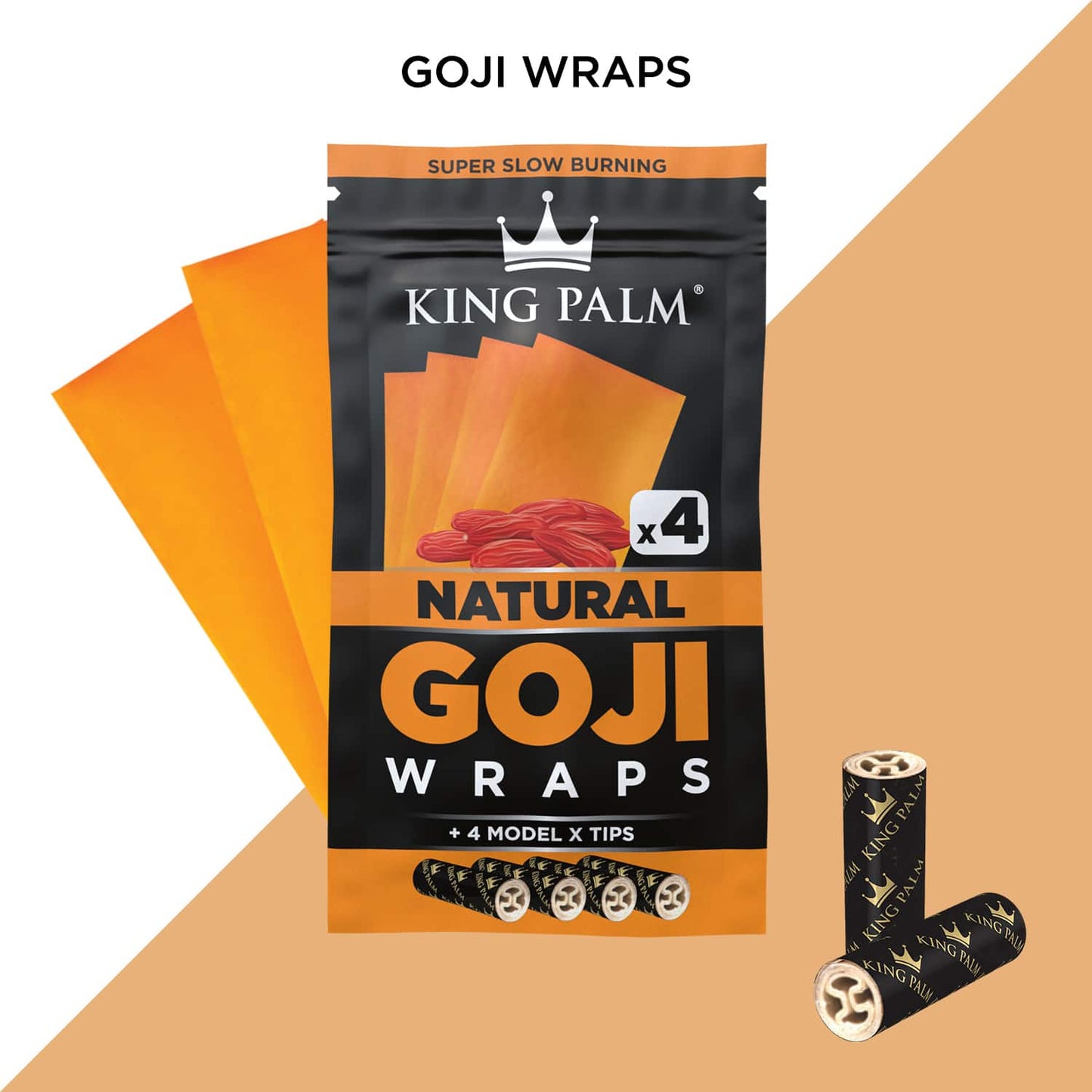 Goji Wraps - Натуральний (4 упаковки) 