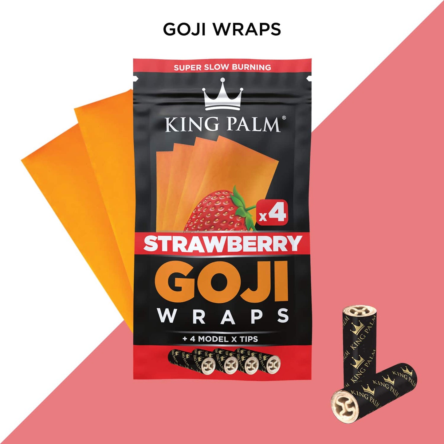 Wraps de Goji - Fresa (paquete de 4)