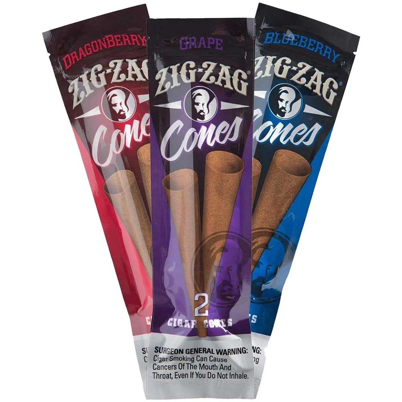 Zig-Zag Tobacco Leaf Cones