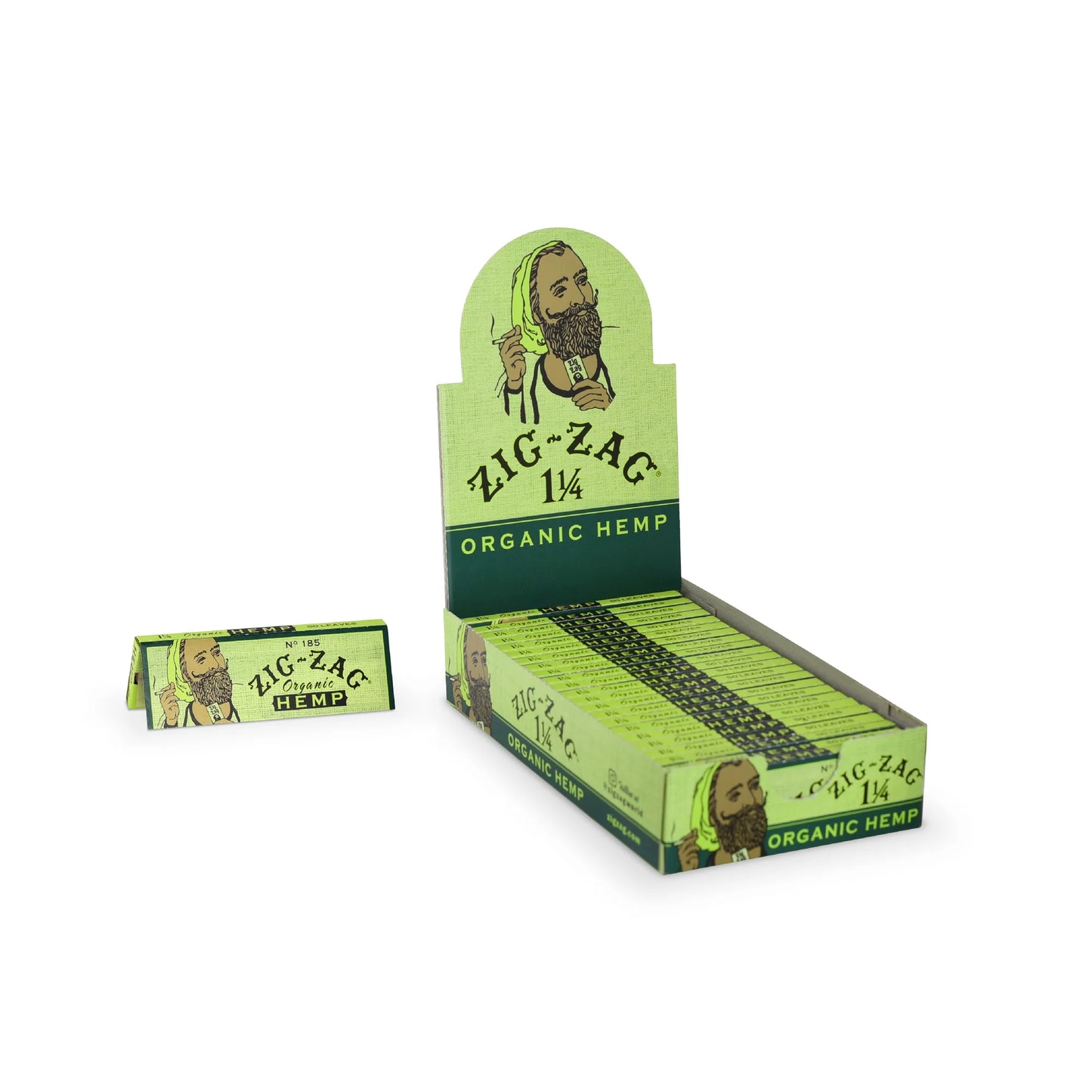 Zig-Zag Papers Organic Hemp 1&1/4