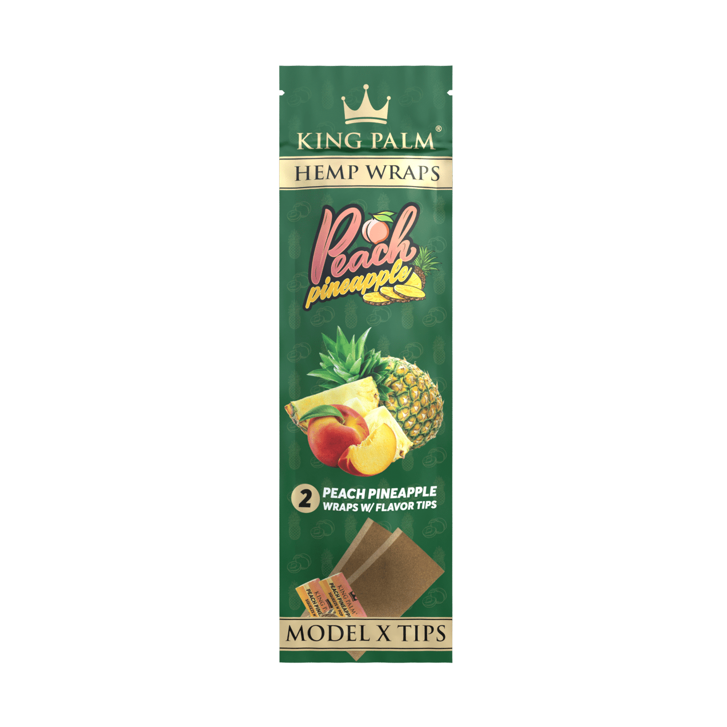 Hemp Wraps - Peach Pineapple (2 Pack)