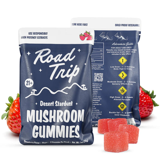 Desert Stardust - Strawberry Mushroom Gummies (8 Pack)