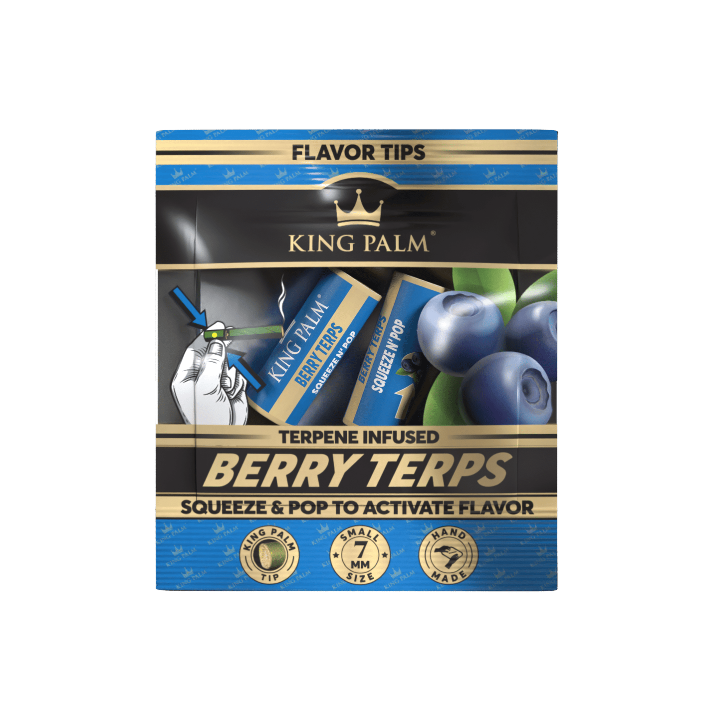 Puntas aromatizadas preenrolladas - Berry Terps (paquete de 2)