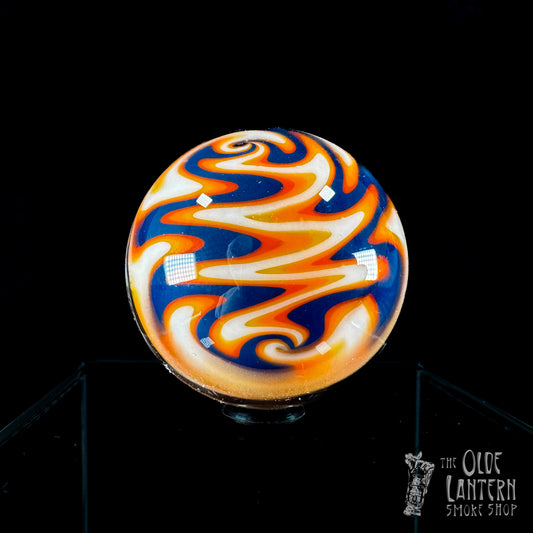 Blue and Orange Marble