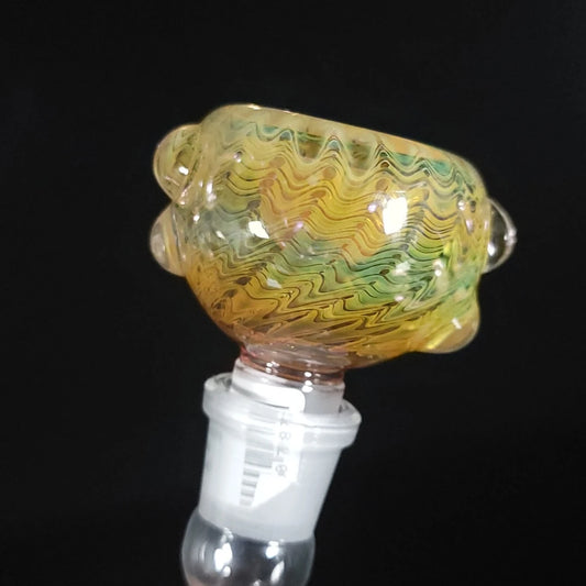 18mm "Party Bowl" Fume Bubble Slide