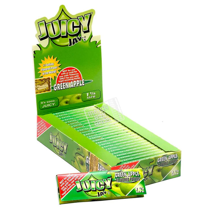 Juicy Jay's - Green Apple Flavored Rolling Papers