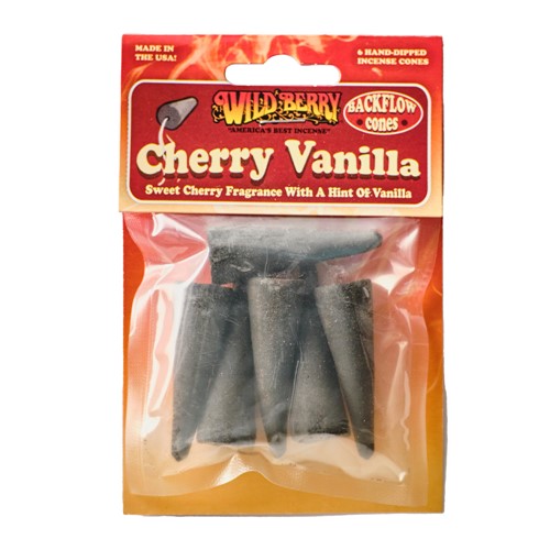 Wild Berry Incence Backflow Cones (6 pack)