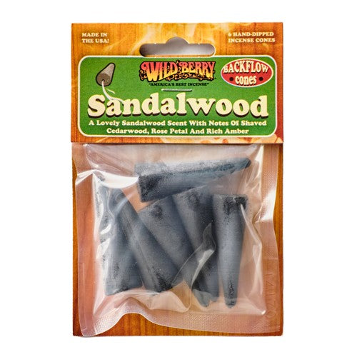 Wild Berry Incence Backflow Cones (6 pack)