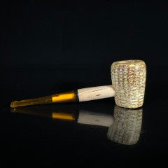 Mazorca de maíz Missouri Meerschaum - Tubo recto