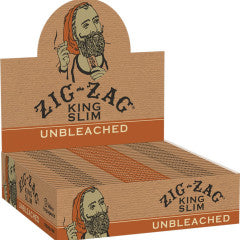 Unbleached King Slim Papers - Zig-Zag