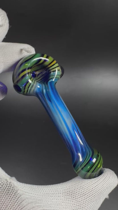 Mini Fume Linework over Cobalt Spoon