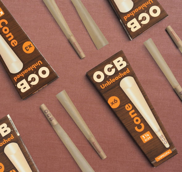 OCB Virgin (Unbleached) Pre-Rolled Cones